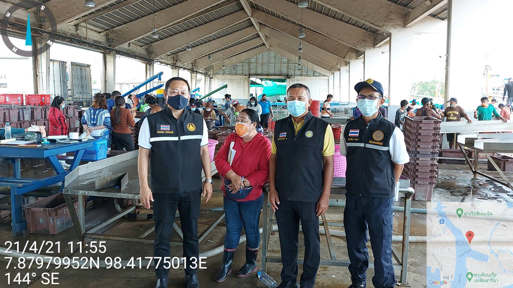 ตรวจเยี่ยมผู้ประกอบการและชาวประมง บริเวณท่าเทียบเรือประมงริมคลองท่าจีน และท่าเทียบเรือประมงภูเก็ต..คลิก