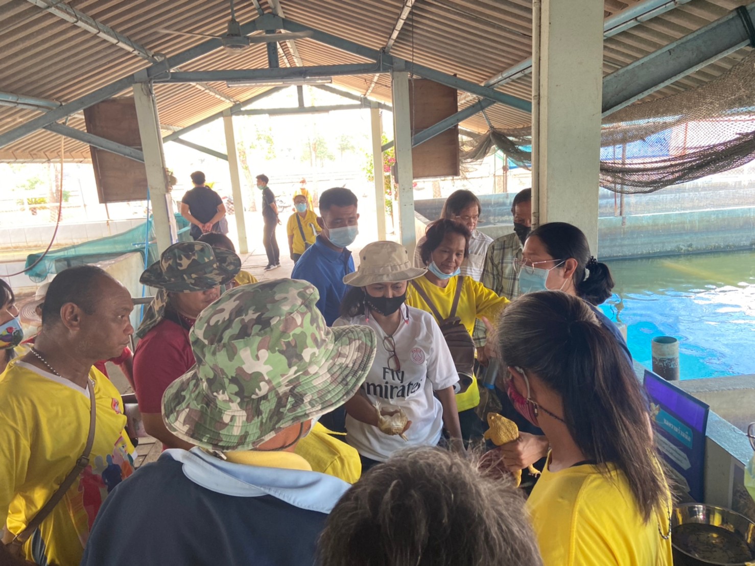 จัดฝึกอบรมโครงการส่งเสริมอาชีพประมง กิจกรรมพัฒนาศักยภาพเกษตรกร (เกษตรกรรุ่นทั่วไป)
