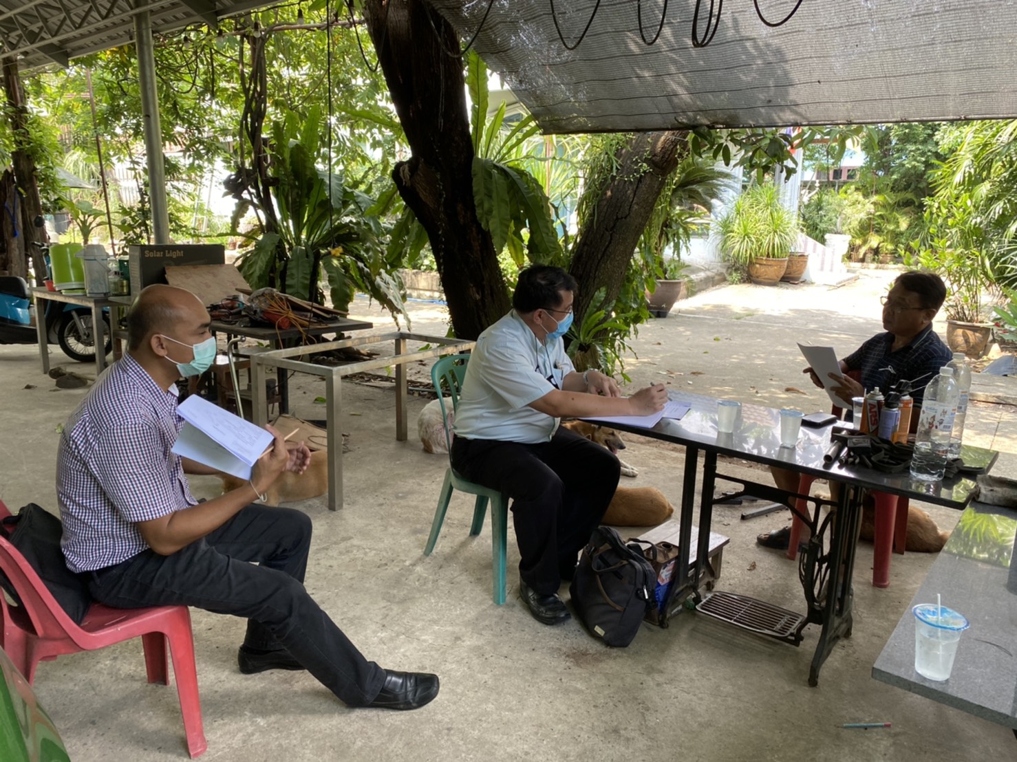 สำนักงานประมงพื้นที่กรุงเทพมหานคร ลงพื้นที่ตรวจเยี่ยมศูนย์เครือข่ายด้านการประมง ในพื้นที่เขตตลิ่งชัน