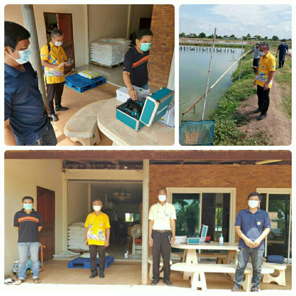 ติดตามการพัฒนาการเพาะเลี้ยงสัตว์น้ำด้วยนวัตกรรม  และนวัตกรรมกุ้งก้ามกรามเพศผู้