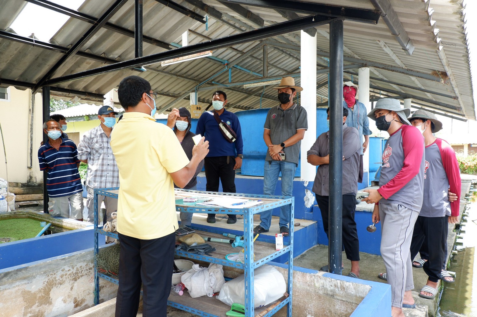 อบรมโครงการส่งเสริมอาชีพประมง กิจกรรมพัฒนาศักยภาพเกษตรกรรุ่นใหม่ ประจำปีงบประมาณ พ.ศ. 2564..คลิก