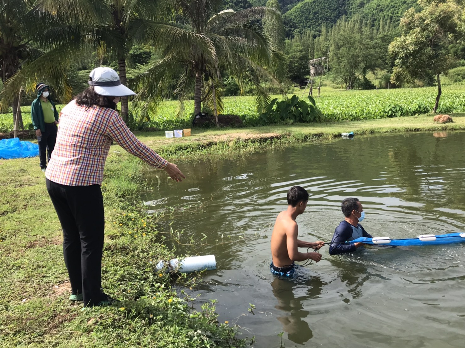 ลงพื้นที่โครงการศูนย์การเรียนรู้ด้านการประมง บ้านหนองตาตั้ง เพื่อผลิตเป็นแหล่งผลิตอาหาร (Food Bank) ตามแนวชายแดนในพระราชดำริ เพื่อปล่อยลงแหล่งน้ำสาธารณะ และแจกจ่ายให้แก่เกษตรกร..คลิก