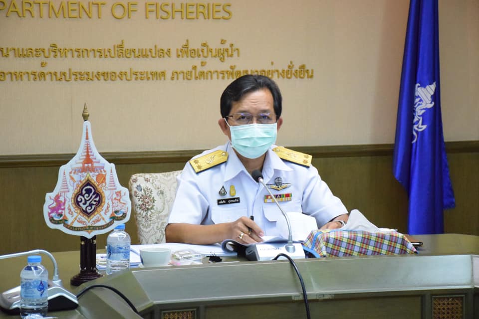 นายเฉลิมชัย สุวรรณรักษ์ รองอธิบดีกรมประมง พร้อมด้วยเจ้าหน้าที่กรมประมง เข้าร่วมการประชุมคณะอนุกรรมการติดตามโครงการภายใต้แผนงานสร้างความเข้มแข็งแก่เศรษฐกิจฐานราก ครั้งที่ 5/ 2564..คลิก