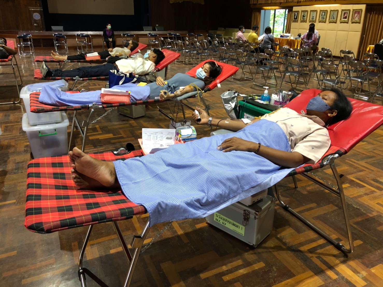 กรมประมงร่วมกับศูนย์บริการโลหิตแห่งชาติ สภากาชาดไทย จัดกิจกรรมบริจาคโลหิต “เราทำความ ดี ด้วยหัวใจ” ครั้งที่ 28..คลิก