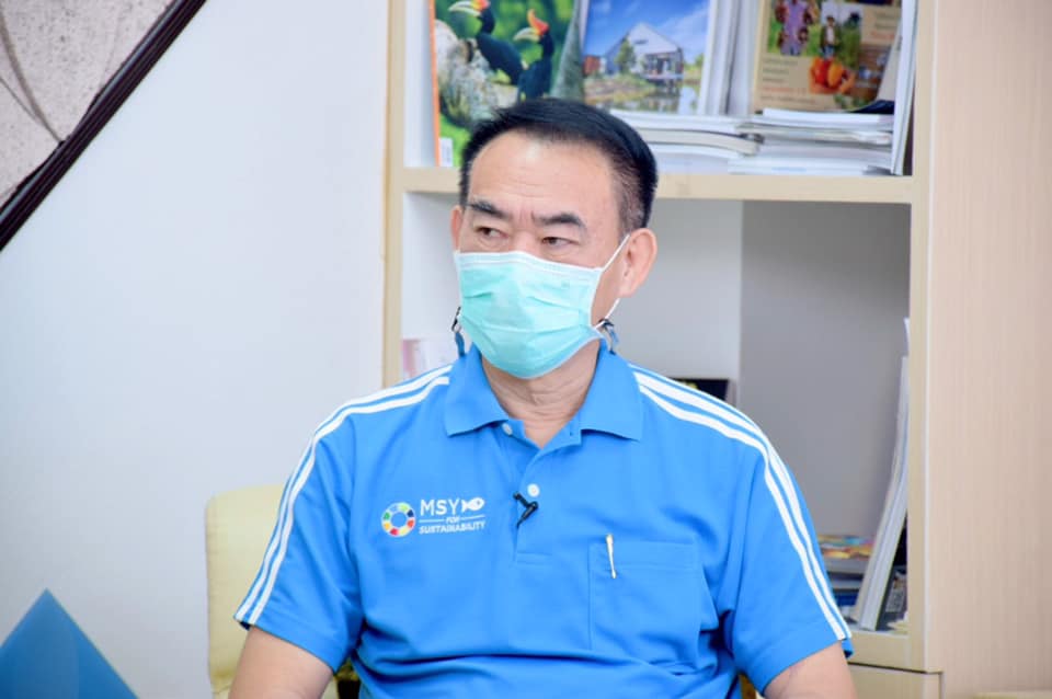 ดร.วิชาญ อิงศรีสว่าง รองอธิบดีกรมประมง ให้สัมภาษณ์สื่อมวลชน..คลิก