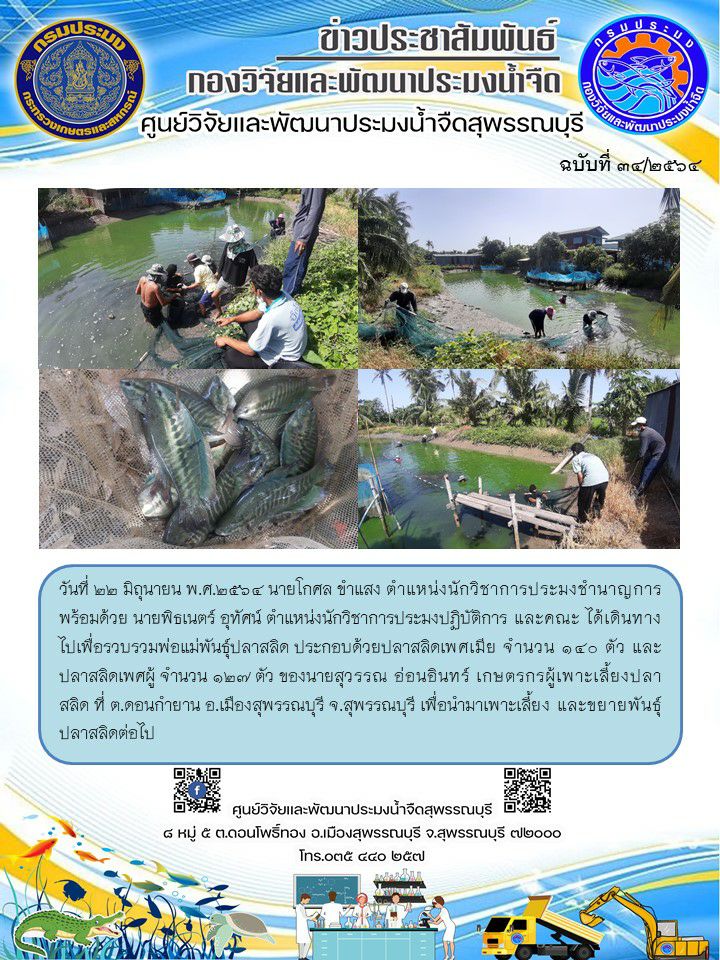 ข่าวประชาสัมพันธ์ฉบับที่34ประจำเดือนมิถุนายน 2564..คลิก