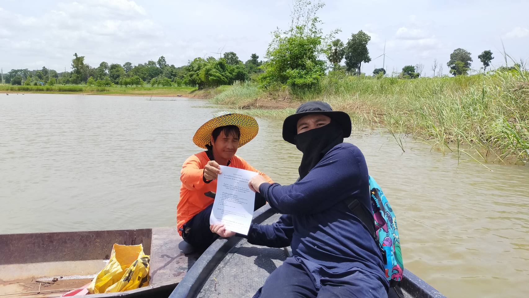 ออกปฏิบัติงานควบคุมเฝ้าระวังการทำการประมงและประชาสัมพันธ์ฤดูปลาน้ำจืดมีไข่และวางไข่ฯ ปี 2564  พื้นที่อ่างเก็บลำคันฉู ตำบลโคกเพชรพัฒนา อำเภอบำเหน็จณรงค์  จังหวัดชัยภูมิ..คลิก
