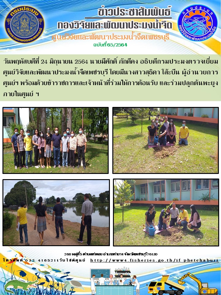 ข่าวประชาสัมพันธ์ครั้งที่ 65/2564