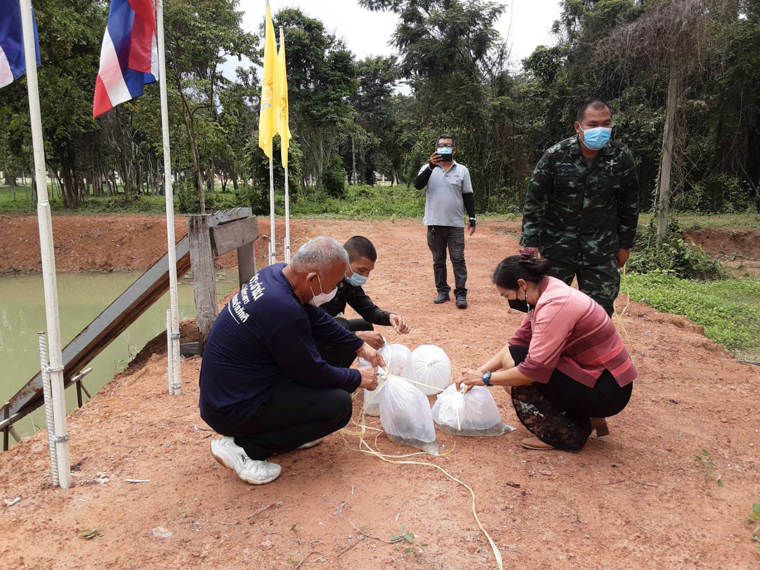 ปล่อยปลานิล เพิ่มแหล่งอาหารให้กองทัพไทย