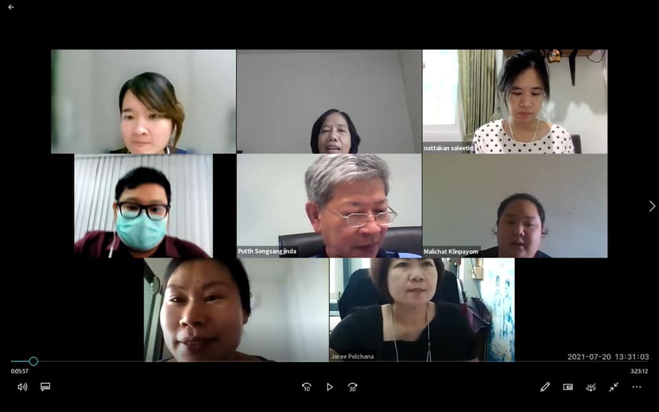 การประชุมคณะทำงานประเมินระบบการควบคุมโรคในกุ้งทะเลมีชีวิต และวัตถุดิบกุ้งทะเลของประเทศต้นทางที่นำเข้ามาในราชอาณาจักร ครั้งที่ 8/2564..คลิก