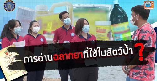 การอ่านฉลากยาที่ใช้ในสัตว์น้ำ ? : การใช้ยาและเคมีภัณฑ์ในการเพาะเลี้ยงสัตว์น้ำ EP.2
