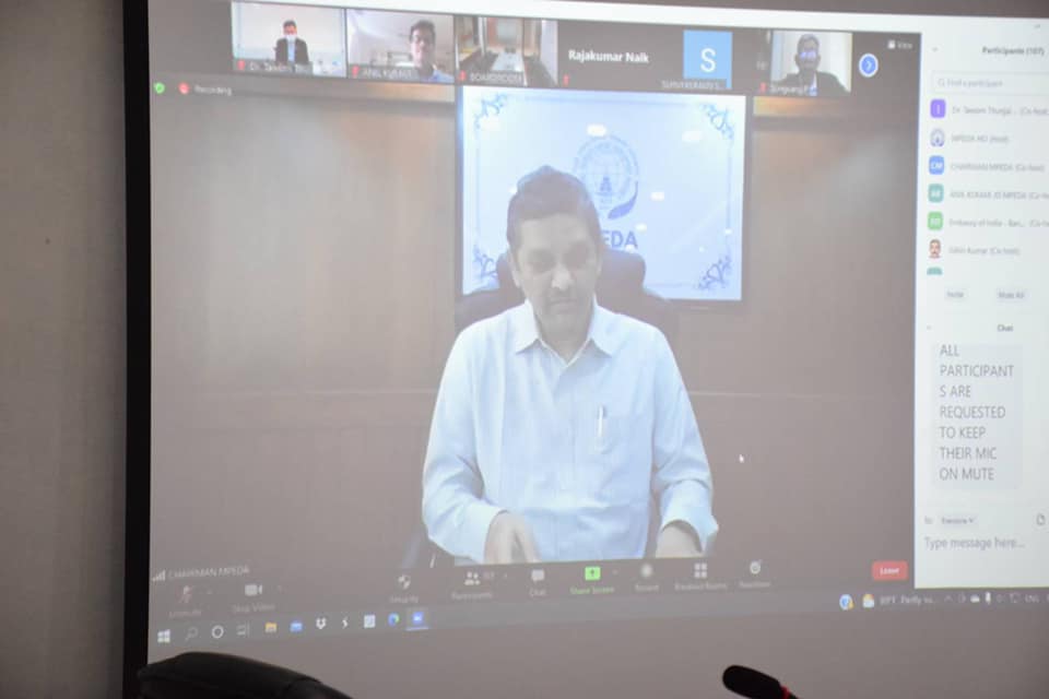 The Webinar on “India-Thailand Business Meet on Marine & Aquaculture products”..คลิก