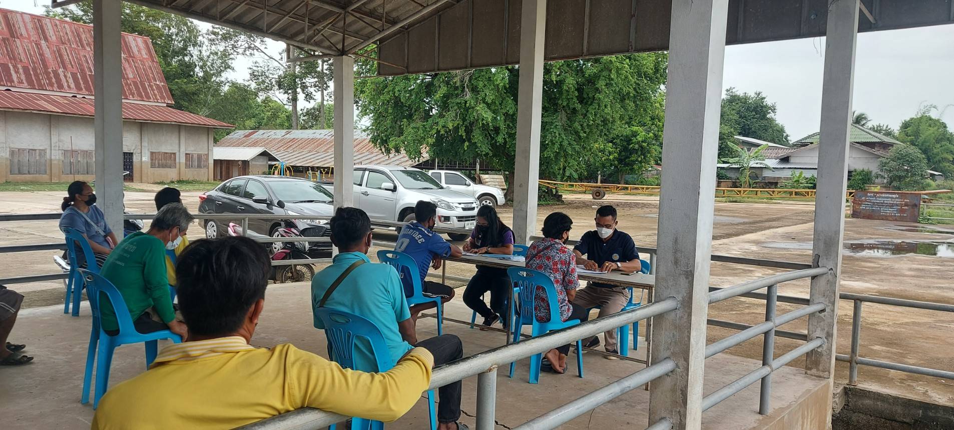 ธิ์ ประมงอำเภอวารินชำราบ ลงพื้นที่ ณ ศาลาประชาคมบ้านคูสว่าง ม.7 ต.หนองกินเพล อ.วารินชำราบ จังหวัดอุบลราชธานี  สำรวจข้อมูลผลผลิตสัตว์น้ำในการเลี้ยงเชิงพาณิชย์ ( กระชัง ) จำนวน 73 ราย..คลิก