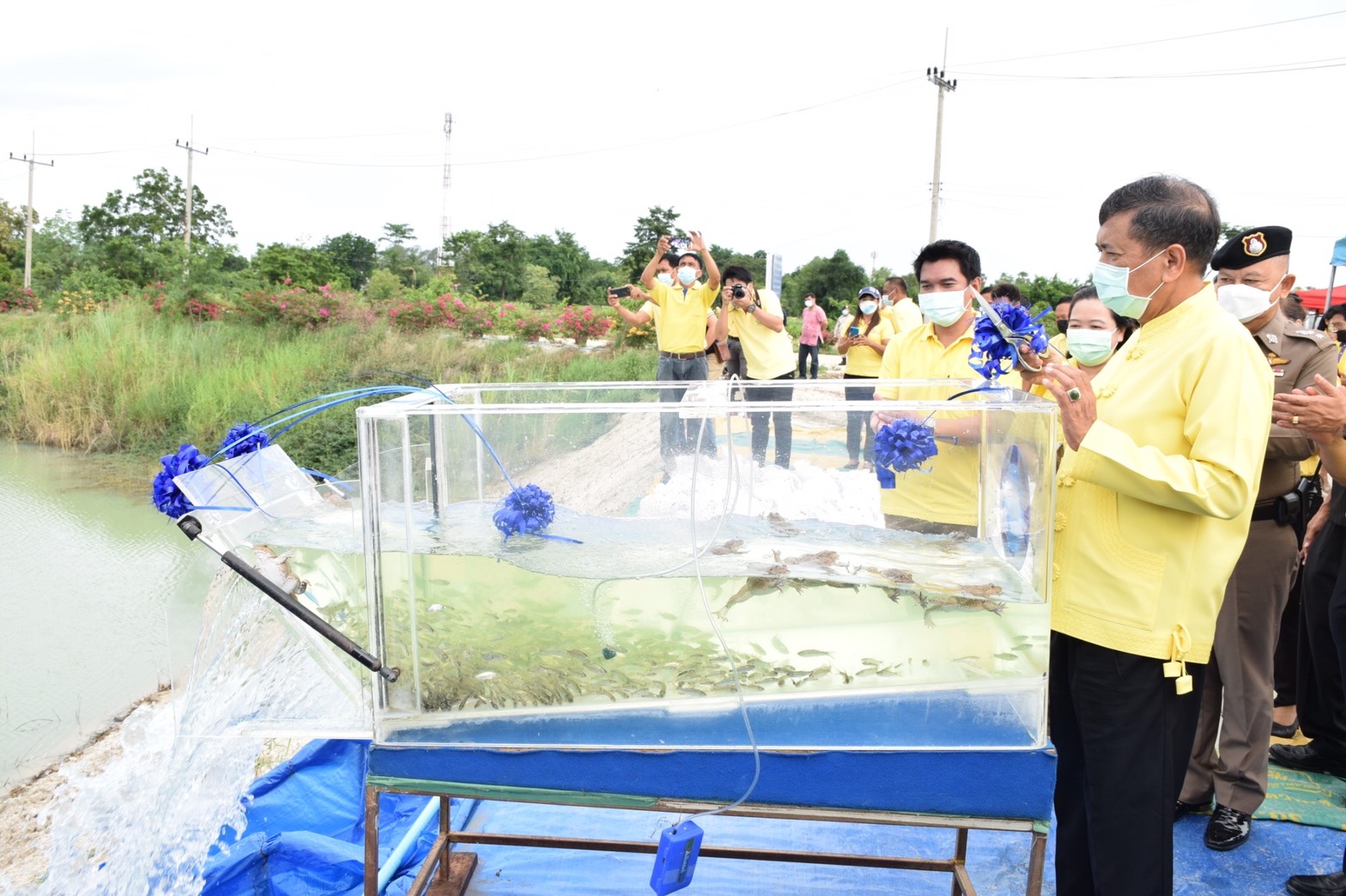 กิจกรรมปล่อยพันธุ์สัตว์น้ำเพื่อเพิ่มผลผลิตในแหล่งน้ำ..คลิก