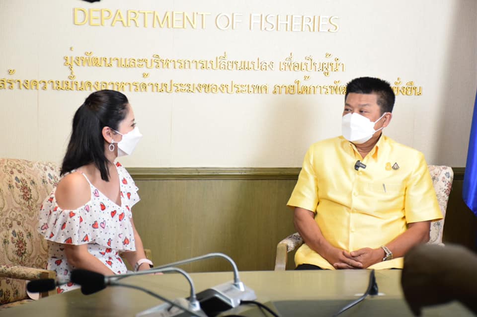 ายบัญชา สุขแก้ว รองอธิบดีกรมประมง ให้สัมภาษณ์สื่อมวลชน ในประเด็น โครงการ “ประมงร่วมอาสา...พาปลากลับบ้าน” 20 วัน คืนประชากร “ปลาไทย” สู่หนองหาร - กว๊านพะเยา กว่า 38.54 ล้านตัว..คลิก