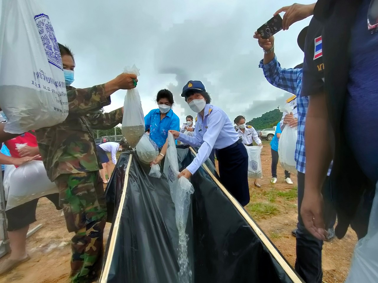 กิจกรรมปล่อยพันธุ์สัตว์น้ำเพื่อเฉลิมพระเกียรติ วันเฉลิมพระชนมพรรษาสมเด็จพระนางเจ้าสิริกิติ์ พระบรมราชินีนาถ พระบรมราชชนนีพันปีหลวง..คลิก