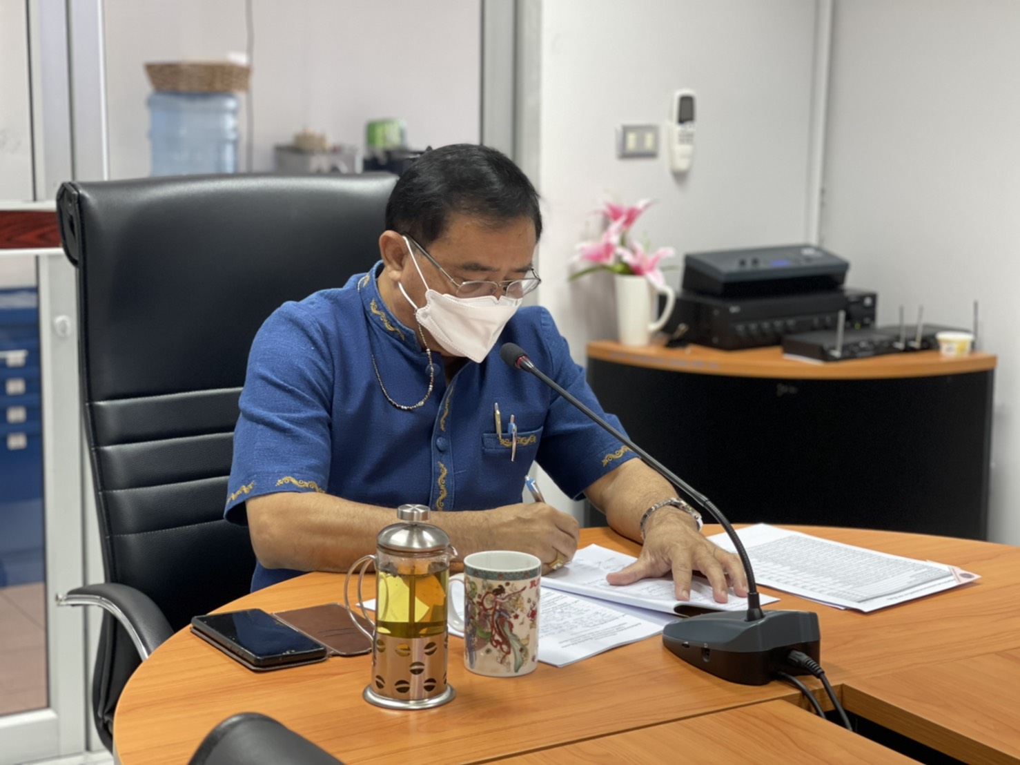 ประชุมหัวหน้าหน่วยงานในสังกัด กพจ. ครั้งที่ ๒/๒๕๖๔..คลิก
