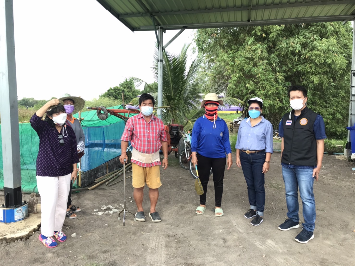 (อ.ไทรน้อย) เก็บข้อมูลโครงการส่งเสริมการเพาะเลี้ยงสัตว์น้ำ (ปลาดุก/กบ) ในกระชังบก..คลิก