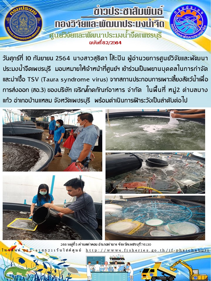 ข่าวประชาสัมพันธ์ครั้งที่ 82/2564