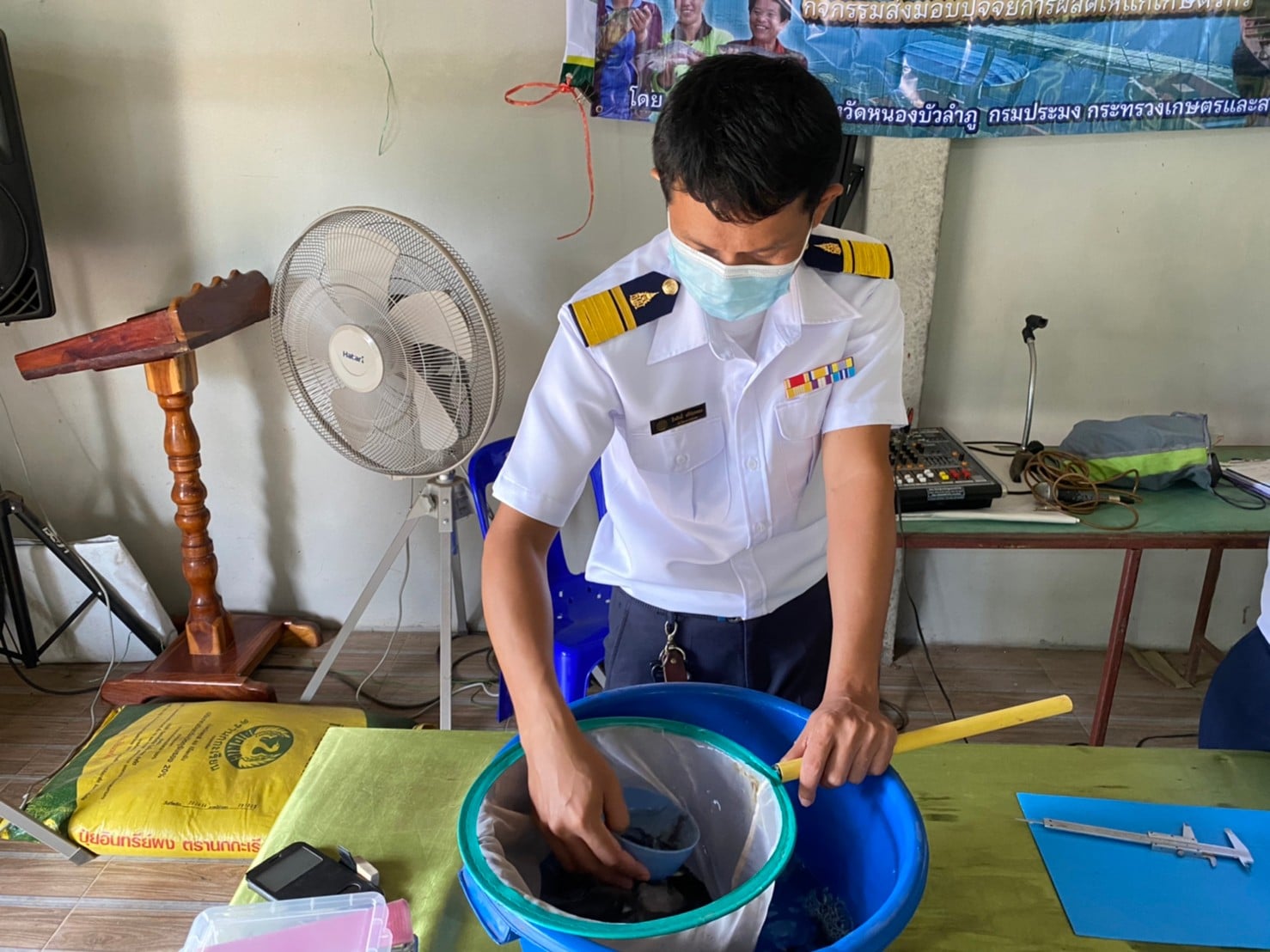วันที่ 20 กันยายน 2564 ประมงจังหวัดหนองบัวลำภูร่วมกับประมงอำเภอสุวรรณคูหาตรวจรับวัสดุการเกษตร สำหรับมอบแก่เกษตรกรที่เข้าร่วมโครงการ 1 ตำบล 1 กลุ่มเกษตรทฤษฎีใหม่ พื้นที่อำเภอสุวรรณคูหา