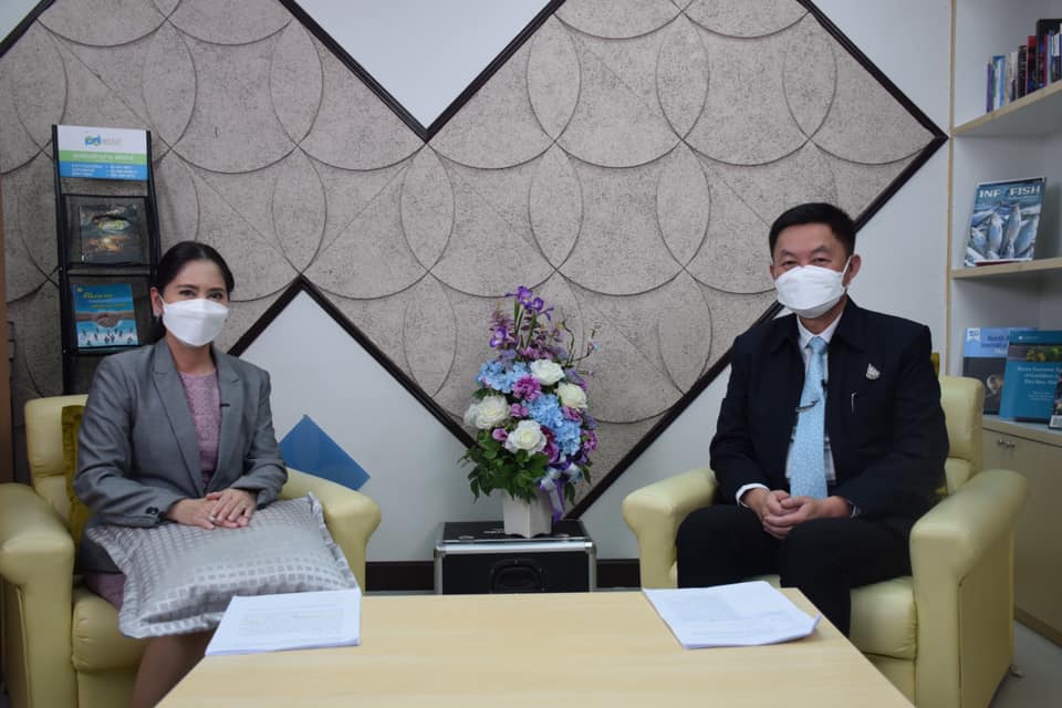 ดร.ถาวร ทันใจ รองอธิบดีกรมประมง ให้สัมภาษณ์สื่อมวลชน ในประเด็น การพัฒนาภาคการประมงด้วยเศรษฐกิจชีวภาพ เศรษฐกิจหมุนเวียน และเศรษฐกิจสีเขียว (BCG Model)..คลิก