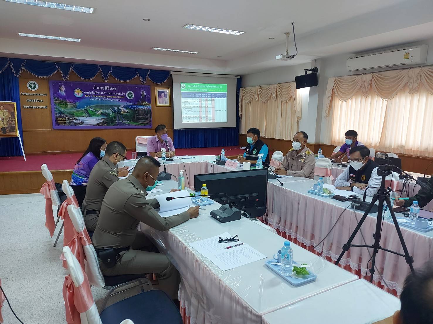 ประมงอำเภอสิรินธร ร่วมประชุมคณะกรรมการให้ความช่วยเหลือผู้ประสบภัยพิบัติอำเภอ (ก.ช.ภ.อ.) เพื่อพิจารณาให้ความช่วยเหลือผู้ประสบภัยพิบัติจากการเกิดโรคระบาดในสัตว์ (โรคลัมปีสกิน) ในพื้นที่อำเภอสิรินธร..คลิก