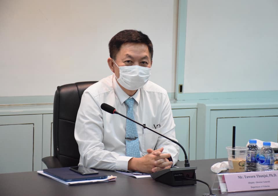 ดร.ถาวร ทันใจ รองอธิบดีกรมประมง ให้เกียรติเป็นประธานการประชุมหารือระหว่าง OceanMind และกรมประมง..คลิก