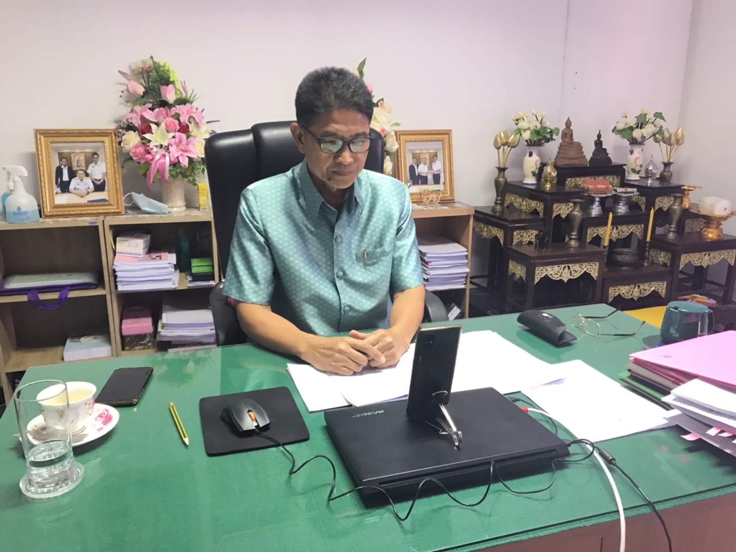 วันที่ 14 ตุลาคม 2564 เวลา 14.00 น. ประมงจังหวัดหนองบัวลำภู จัดประชุมชี้แจงเตรียมการกรณีหากเกิดเหตุการณ์ที่มีผลกระทบต่อกรมประมงในเขตท้องที่จังหวัดหนองบัวลำภู และชี้แจงการปฏิบัติงานภายใต้งบพัฒนาจังหวัดหนองบัวลำภู..คลิก