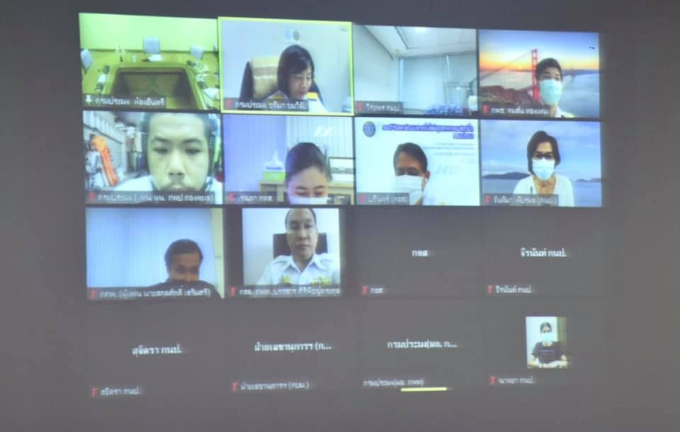 นายบัญชา สุขแก้ว รองอธิบดีกรมประมง มอบหมายให้ นายพัฒนพงค์ ชูแสง ผู้อำนวยการกองบริการจัดการทรัพยากรและกำหนดมาตรการ ร่วมประชุมกับเจ้าหน้าที่ที่เกี่ยวข้อง เพื่อหารือเตรียมการประชุมคณะกรรมการฟื้นฟูและพัฒนาศักยภาพการประมงไทย ครั้งที่ 6/2564..คลิก