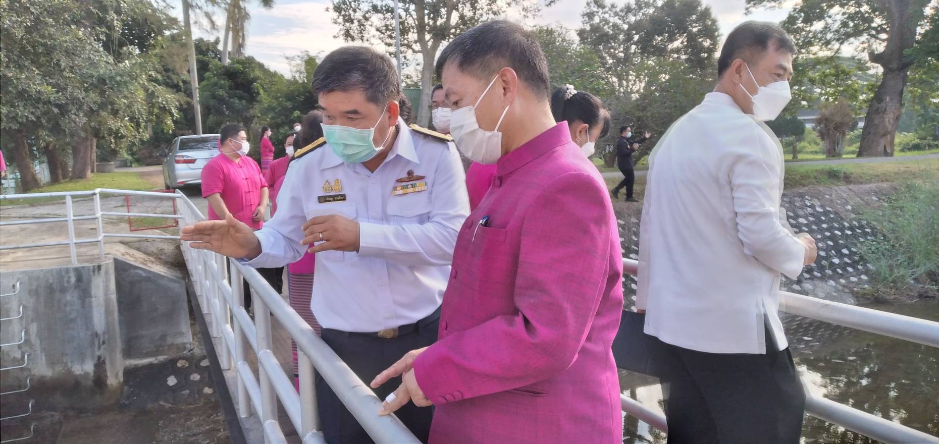 ตรวจเยี่ยมประตูระบายน้ำกว๊านพะเยา