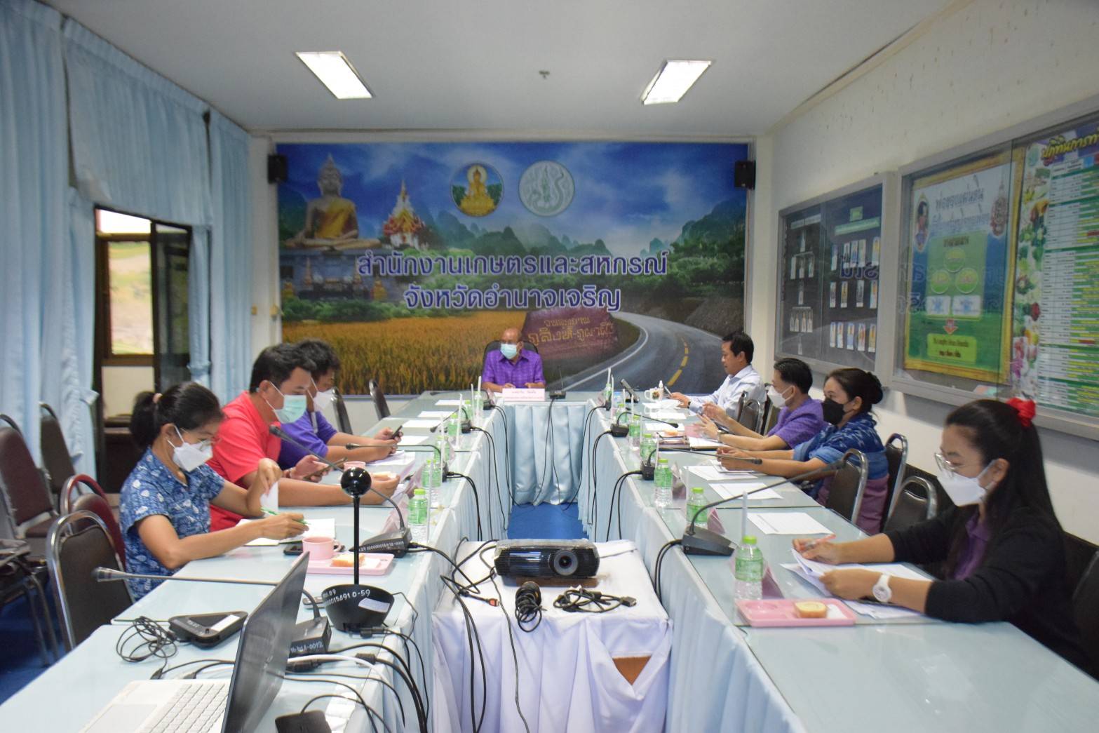 ร่วมประชุมปรึกษาหารือการเชื่อมโยงตลาดของกลุ่มเกษตรกร