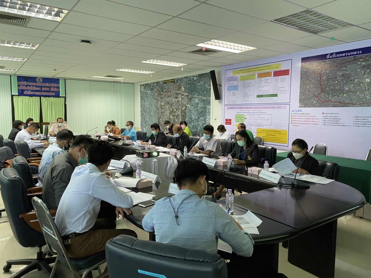 สำนักงานประมงพื้นที่กรุงเทพมหานคร ร่วมประชุมคณะทำงานขับเคลื่อนงานนโยบายสำคัญและแก้ไขปัญหาภาคเกษตร กลุ่มเขตกรุงเทพใต้