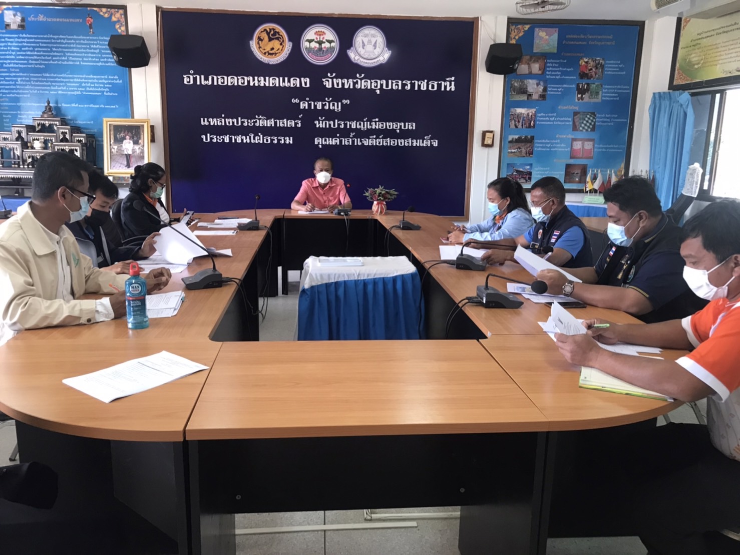 ประมงอำเภอตระการพืชผล ผู้รับผิดชอบด้านการประมงอำเภอดอนมดแดง ร่วมประชุมคณะกรรมการขับเคลื่อนนโยบายของกระทรวงเกษตรและสหกรณ์แบบเบ็ดเสร็จ (Single Command :SC) ครั้งที่ 1/2564..คลิก