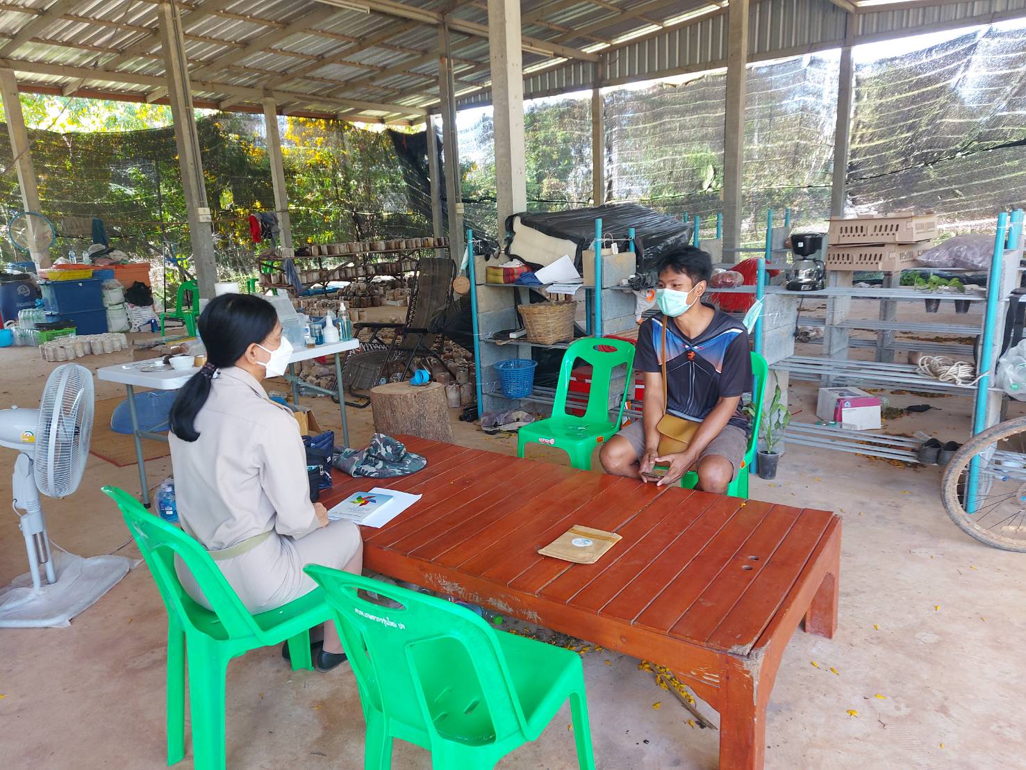 ลงพื้นที่ศูนย์เรียนรู้ฯ (ศพก.) หลักประจำอำเภอ..คลิก