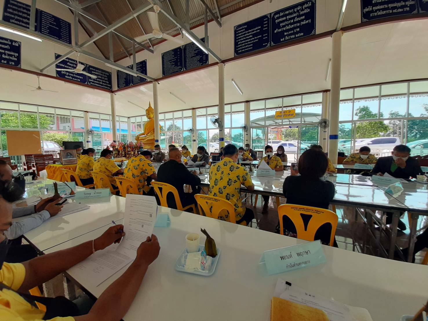 ประชุม หัวหน้าส่วนราชการ หัวหน้าหน่วยงานรัฐวิสาหกิจ ผู้บริหารสถานศึกษา ปลัดอำเภอ ผู้บริหารองค์กรปกครองส่วนท้องภิ่น และกำนัน ครั้งที่ 10/2564..คลิก