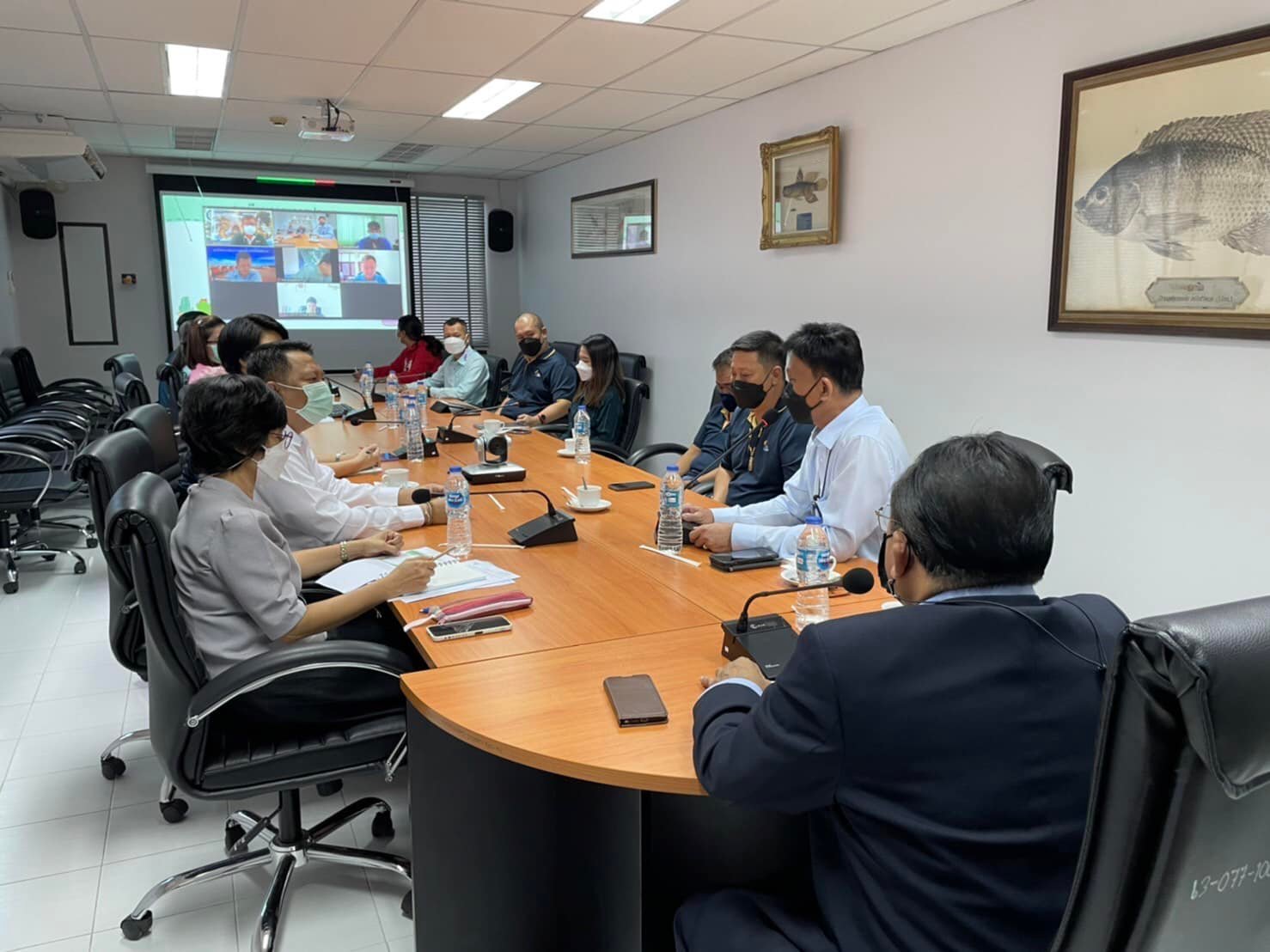 การประชุมหารือแนวทางการพัฒนาการผลิตสัตว์น้ำให้สอดคล้องกับความต้องการของตลาด..คลิก