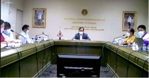 ประชุมติดตามความก้าวหน้าการดาเนินงานโครงการ 1 ตาบล 1 กลุ่มเกษตรทฤษฎี ใหม่ และแนวทางการดาเนินงานโครงการฯ ผ่านระบบทางไกลออนไลน โดยมีรองอธิบดีกรมประมง (นายเฉลิมชัย สุวรรณรักษ์)..คลิก