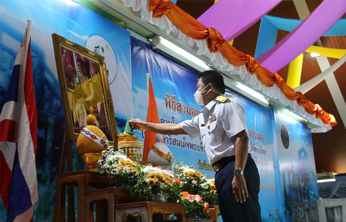 พิธีส่งมอบปะการังเทียมแก่ชาวประมง ตามโครงการอนุรักษ์แนวปะการังและสิ่งมีชีวิตใต้ทะเลไทยในพระดำริ สมเด็จพระเจ้าลูกเธอ เจ้าฟ้าสิริวัณณวรี นารีรัตนราชกัญญา..คลิก