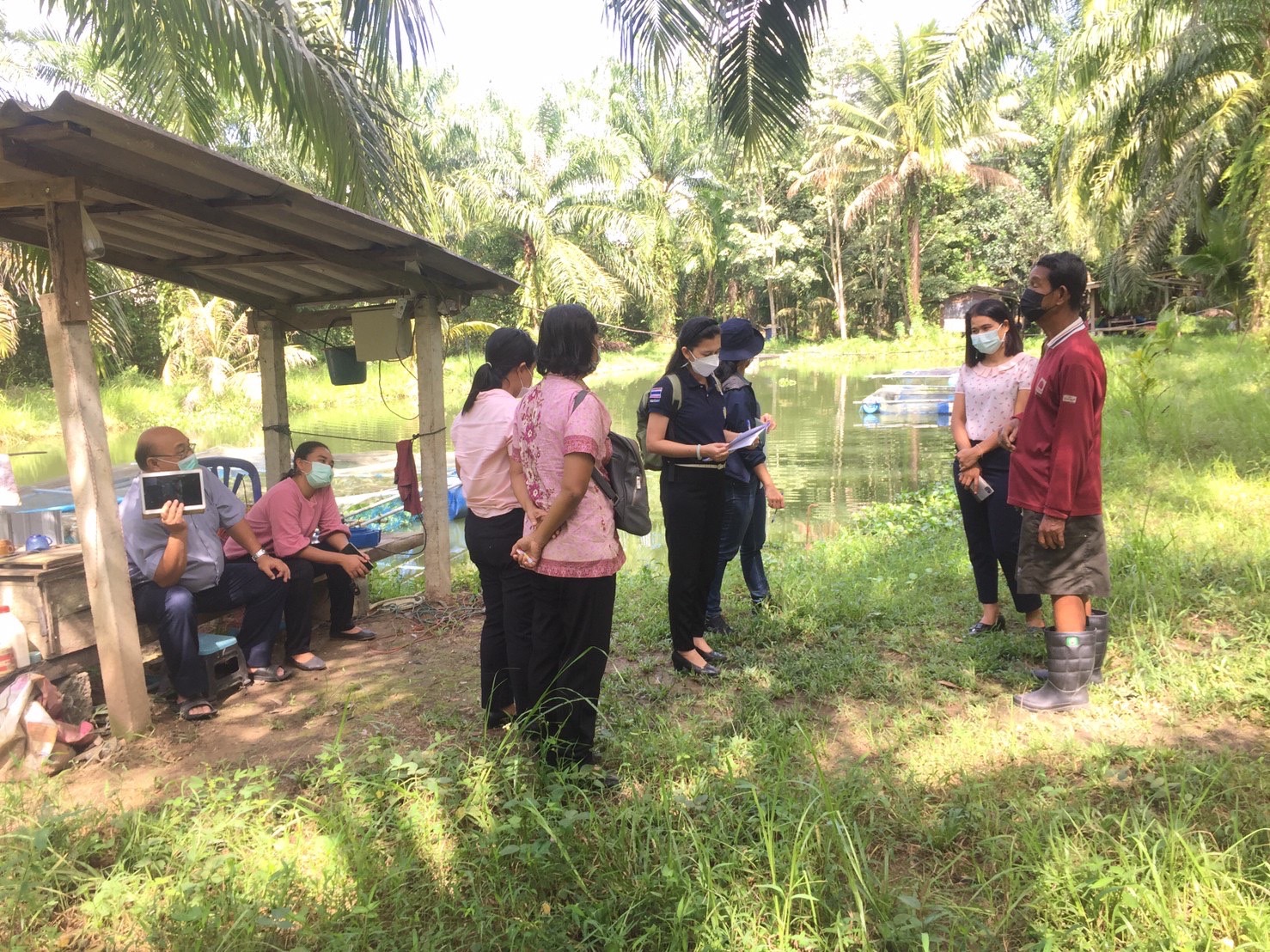 คณะกรรมการระดับจังหวัด ลงพื้นที่ประเมินศักยภาพและคัดเลือกศูนย์เรียนรู้การเพิ่มประสิทธิภาพการผลิตสินค้าเกษตรเครือข่าย ด้านประมง เพื่อยกระดับเป็น ศพก.เครือข่าย ด้านการประมง
