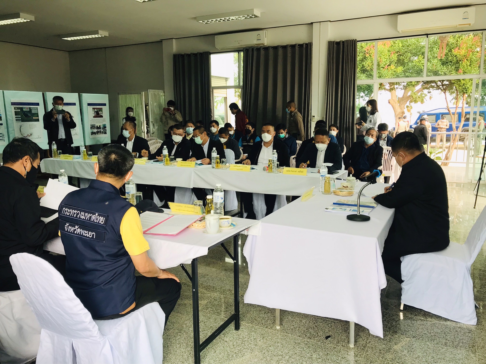 เข้าร่วมประชุมการตรวจติดตามความก้าวหน้าการบริหารจัดการทรัพยากรน้ำจังหวัดพะเยา..คลิก