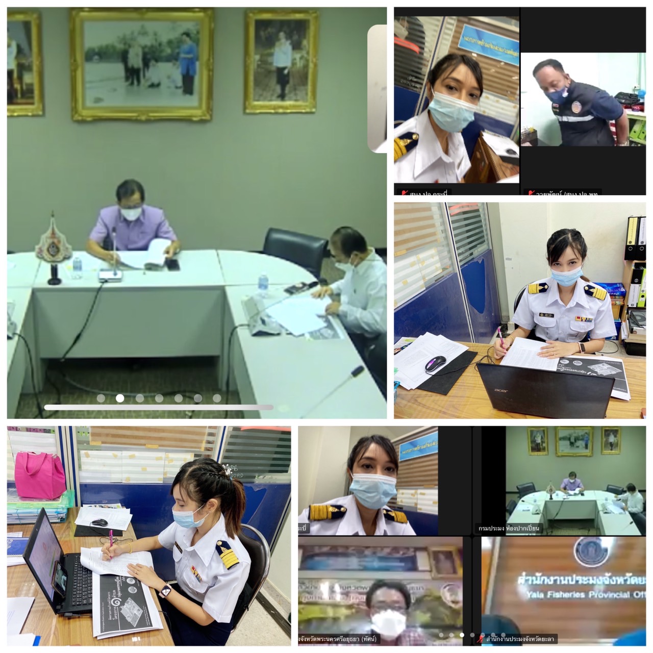 ประชุมติดตามรายงานความ ก้าวหน้าโครงการ 1 ตำบล 1 กลุ่มเกษตรทฤษฏีใหม่ ครั้งที่ 5/2564 ผ่านระบบทางไกลออนไลน์ Application zoom..คลิก