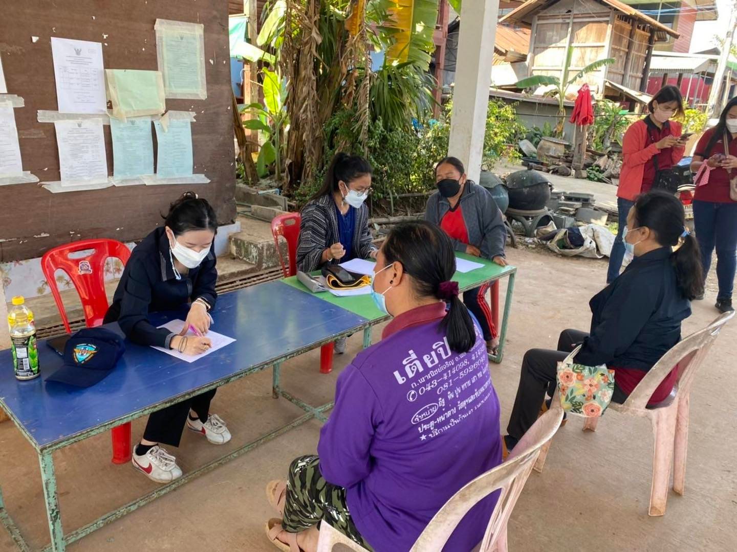 วันที่ ๒๓ ธันวาคม ๒๕๖๔ ลงพื้นที่ติดตามผลผลิตของเกษตรกรที่เข้าร่วมโครงการ ๑ ตำบล ๑ กลุ่มเกษตรทฤษฎีใหม่ ในปีงบประมาณ ๒๕๖๔ ในพื้นที่ตำบลเพ็กใหญ่ อำเภอพล จังหวัดขอนเเก่น