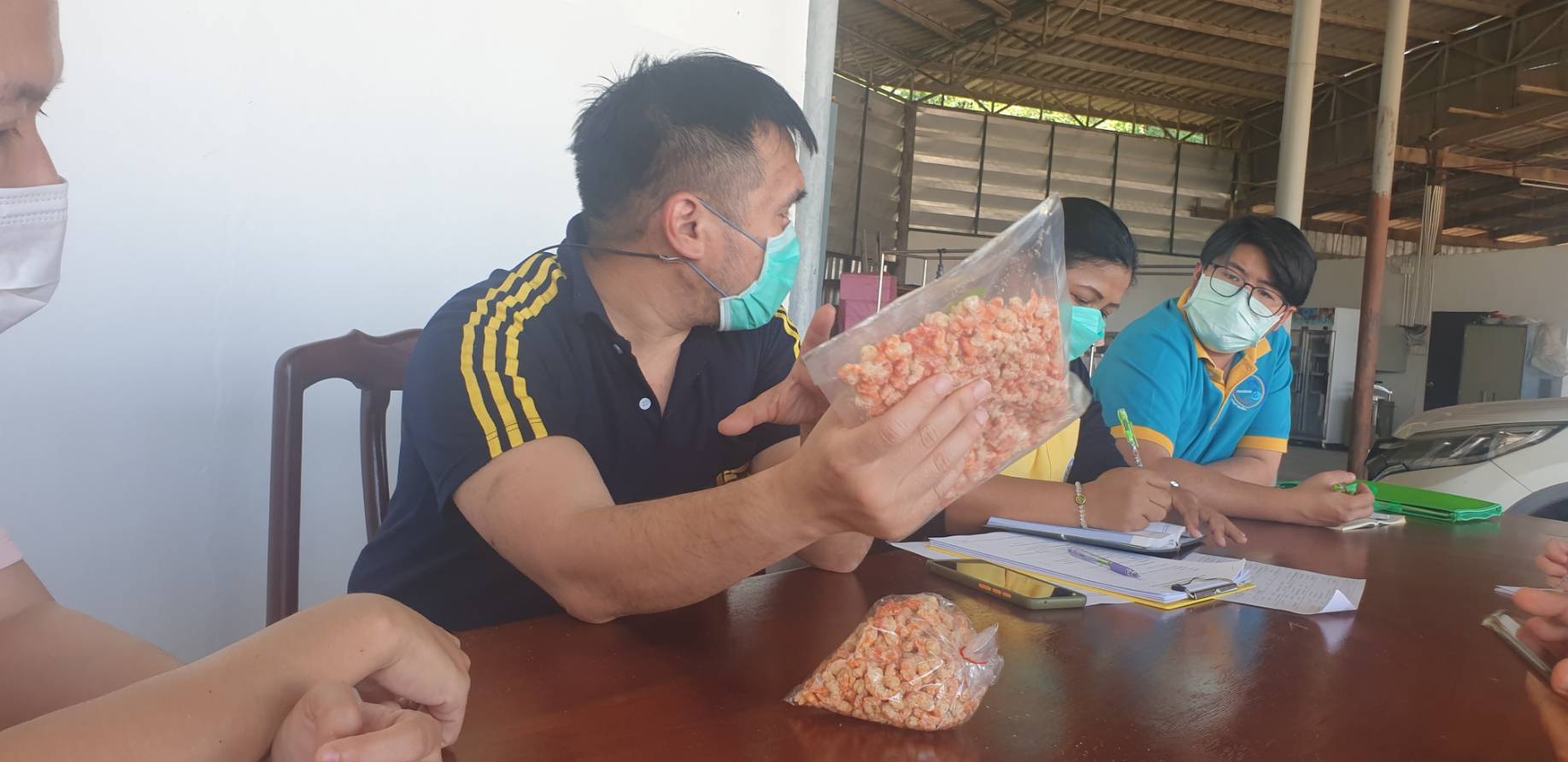 กิจกรรมส่งเสริมและพัฒนาการแปรรูปผลิตภัณฑ์ประมงโดยการสนับสนุนกลุ่มเกษตรกรแปรรูปผลิตภัณฑ์สัตว์น้ำทางด้านวิชาการเทคนิคการผลิตการบรรจุและการใช้บรรจุภัณฑ์ที่เหมาะสมและสุขลักษณะการผลิต..คลิก