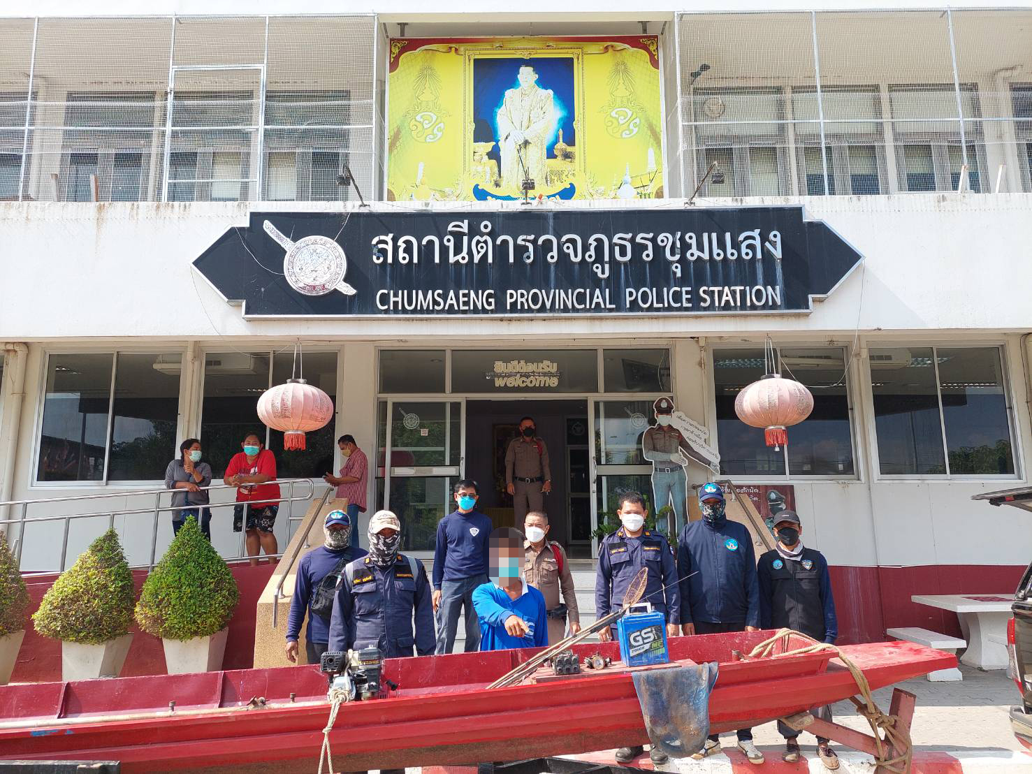 ปฏิบัติงานควบคุมการทำประมงผิดกฎหมายในพื้นที่จังหวัดนครสวรรค์