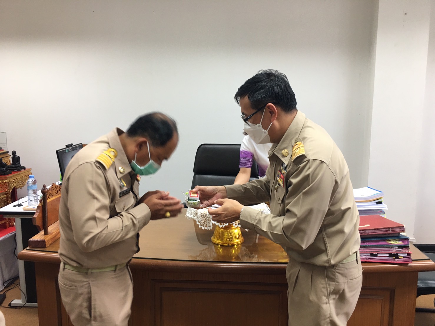 หน่วยงานสังกัดกระทรวงเกษตรและสหกรณ์ในจังหวัดพัทลุง  ร่วมอวยพรปีใหม่ นายฉัตรชัย อุสาหะ รองผู้ว่าราชการจังหวัดพัทลุง..คลิก