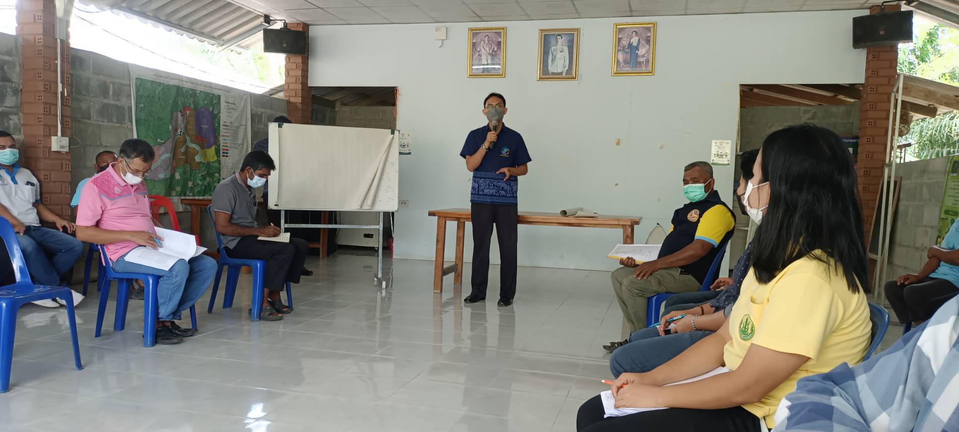 ร่วมรับฟังความคิดเห็นโครงการขับเคลื่อนการเกษตร ระดับหมู่บ้านสู่การผลิตสินค้าเกษตรมูลค่าสูง