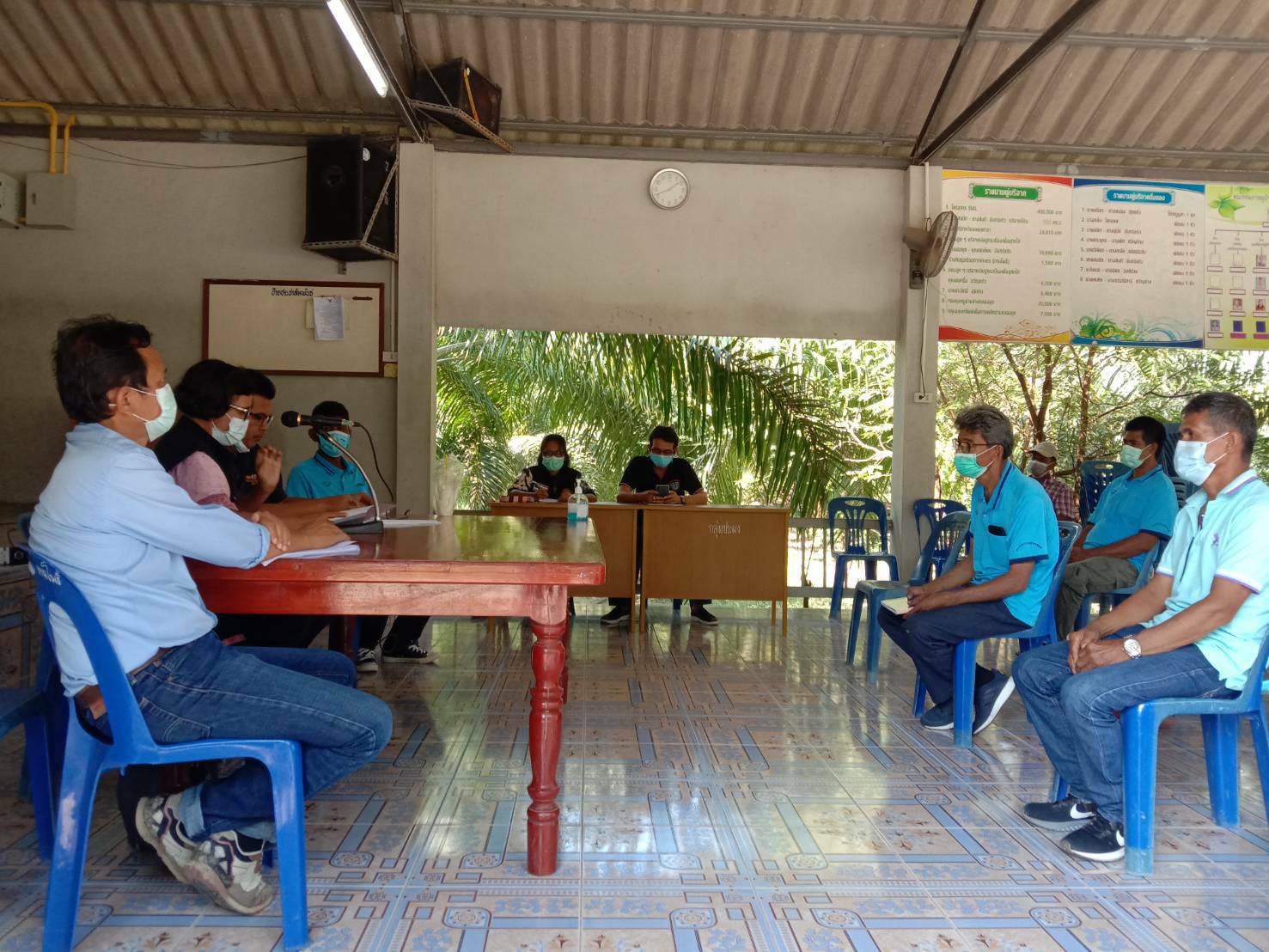 ร่วมชี้แจงโครงการพัฒนาอาชีพและส่งเสริมความเข้มแข็งของชุมชนประมง (กิจกรรมพัฒนาอาชีพชุมชนประมง)