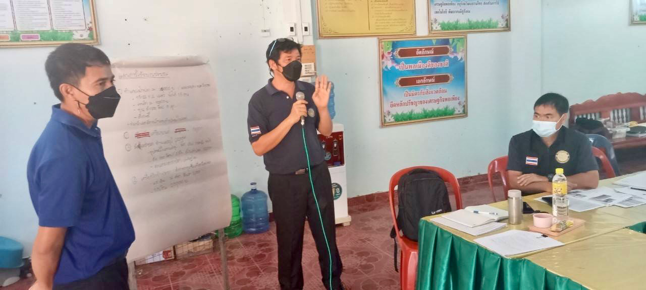 ประชุมชี้แจงรายละเอียดโครงการและแนวทางการปฏิบัติงาน ภายใต้โครงการพัฒนาอาชีพและส่งเสริมความเข้มแข็งของชุมชน ให้กับชุมชนเครือข่ายเฝ้าระวังการทำการประมงน้ำจืดบ้านโนนสมบูรณ์
