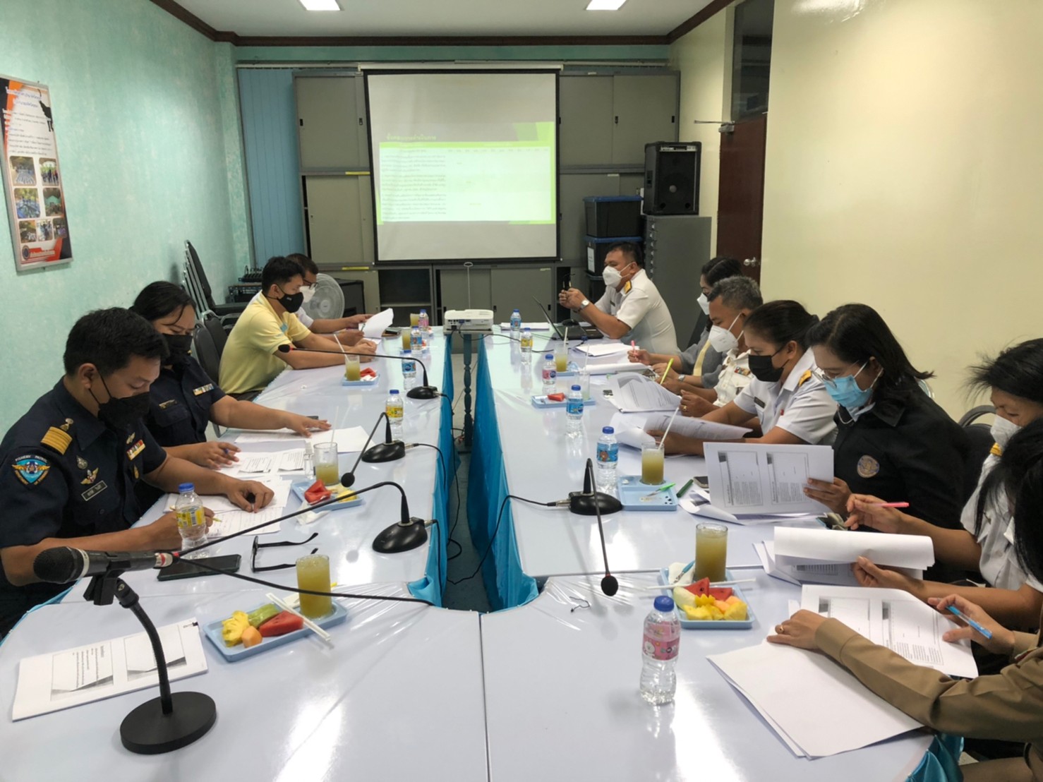 ศูนย์ป้องกันและปราบปรามประมงทะเลระยอง เข้าร่วมประชุมคณะทำงานขับเคลื่อนโครงการพัฒนาอาชีพและส่งเสริมความเข้มแข็งของชุมชนประมง