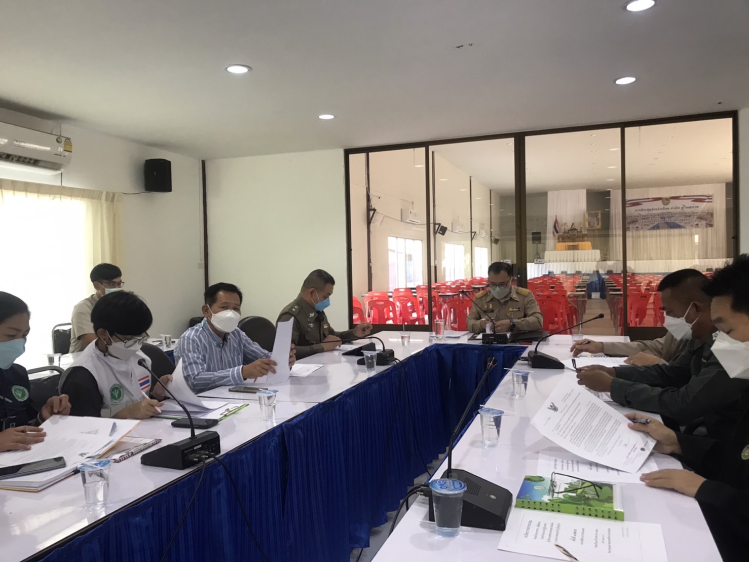 เข้าร่วมประชุมประจำเดือนหัวหน้าส่วนราชการ หัวหน้าหน่วยงานรัฐวิสาหกิจ ผู้บริหารสถานศึกษา ผู้บริหารองค์กรปกครองส่วนท้องถิ่น ระดับอำเภอ ครั้งที่ 1/2565..คลิก